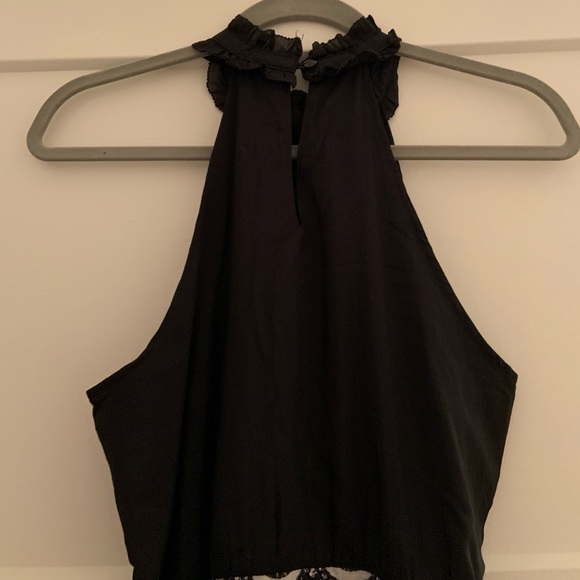 Boutique black patterned dress - Picture 5 of 6